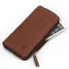 RFID Women's Wallets Cowhide Italian Leather Wallet Women Zipper Long Wallet Clutch Purse Fashion Phone Wallet