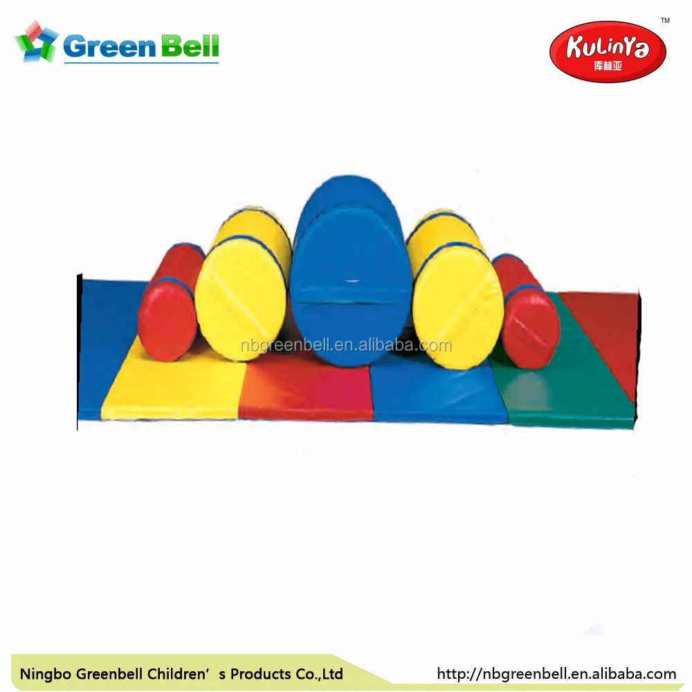 hot sale children soft foam round balance beams for station