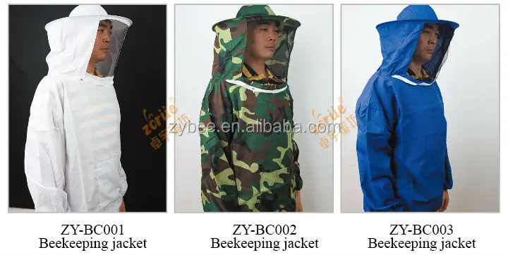 Protective Beekeeping suit Jacket Veil Smock Equipment Bee Keeping Hat Sleeve Suit