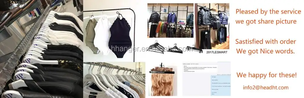 customer style black rubber plastic coat hanger