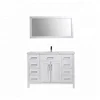 Canadian Furniture White Finish Modern Vanity with Marble Top and Sink
