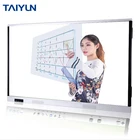 Professional Wall Mounted LCD Interactive Touch Screen Smart Board TV With Interactive Display