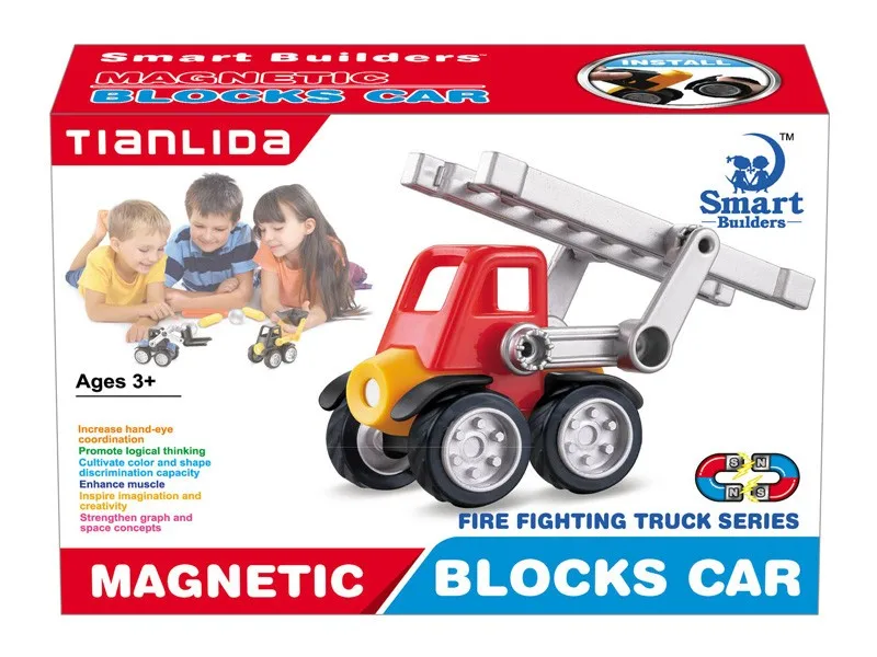 Smart builders magnetic building 2025 blocks