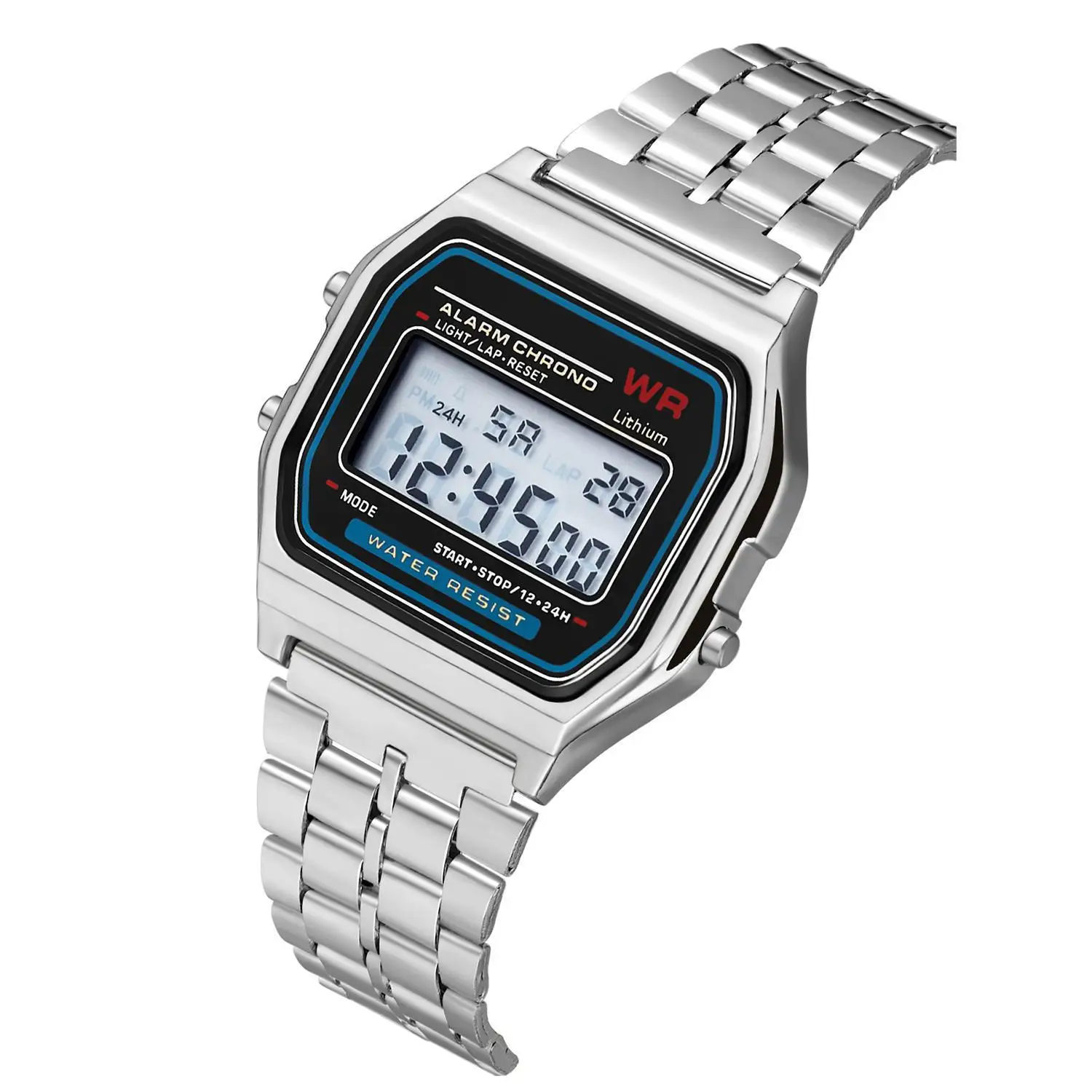 Free Shipping Women Men Unisex watches Stainless Steel Digital Alarm relogio masculino Wrist Watch
Free Shipping Women Men Unisex watches Stainless Steel Digital Alarm relogio masculino Wrist Watch