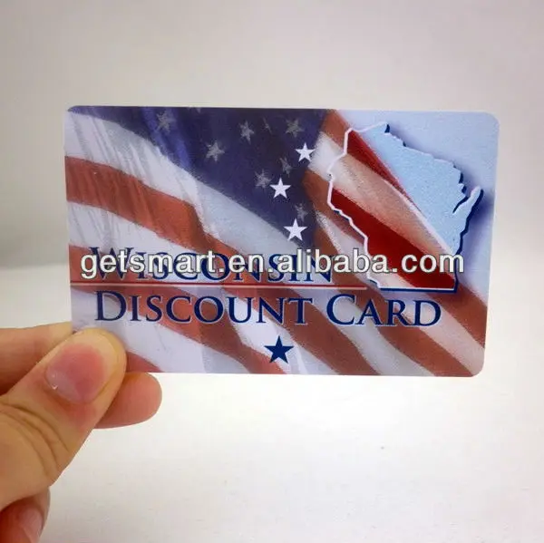 plastic or pvc discount loyalty card vip card