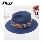 Summer Paper Straw Hat Women Ladies Fashion Small Order Stock Hat Wholesale Retail Panama Hat