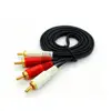 2RCA to 2RCA pairs of lotus head red and white audio cable TV set-top box with power amplifier 2 to 2RCA signal line
