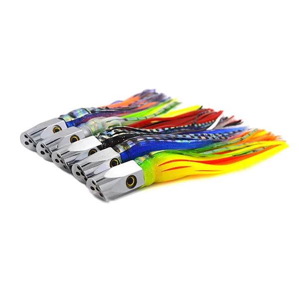 Saltwater Octopus Trolling Fishing Lure 8inch Jet Octopus Skirt Jetted Head Trolling Lure, 5colors
Saltwater Octopus Trolling Fishing Lure 8inch Jet Octopus Skirt Jetted Head Trolling Lure, 5colors