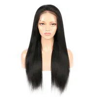 Long Natural Black Color Yaki Remy Human Hair Lace Wig High Quality Swiss Lace Front Wig
Long Natural Black Color Yaki Remy Human Hair Lace Wig High Quality Swiss Lace Front Wig