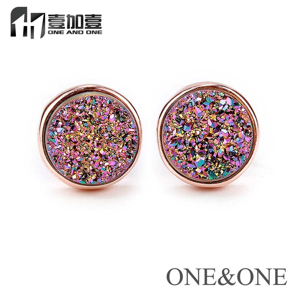 Fashion Jewelry Wholesale Round 6mm Roundbow Green Druzy Quartz Earring Natural Drusy Stud Earrings
Fashion Jewelry Wholesale Round 6mm Roundbow Green Druzy Quartz Earring Natural Drusy Stud Earrings