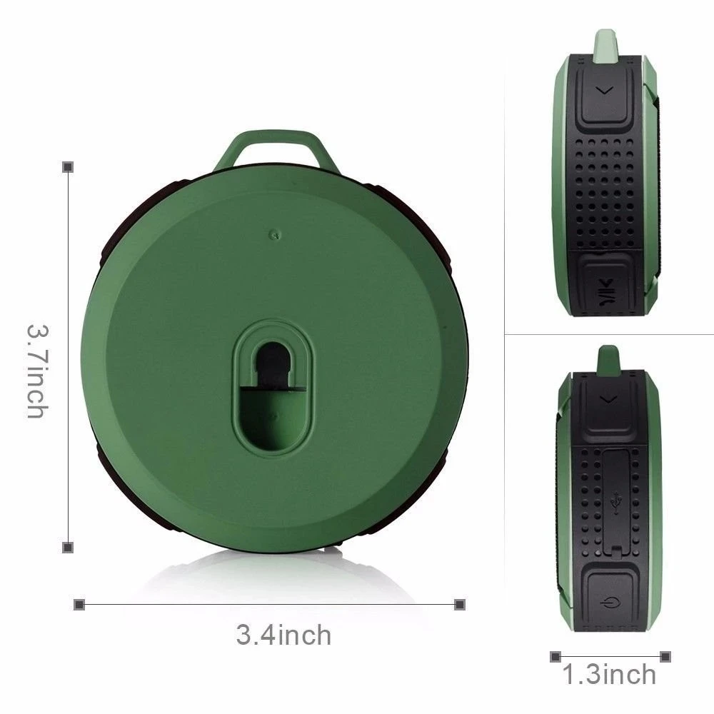 2018 outdoor portable waterproof mini speaker bluetooths C6 with 3D stereo surround for smart phone - ANKUX.COM