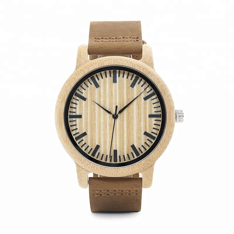 Fashion Men's Genuine Leather Strap Vintage Wooden Wrist Watch Custom Logo Wood Watches relojes hombre, Natural wood color
Fashion Men's Genuine Leather Strap Vintage Wooden Wrist Watch Custom Logo Wood Watches relojes hombre, Natural wood color