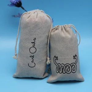 custom jute drawstring hemp bag wholesale
