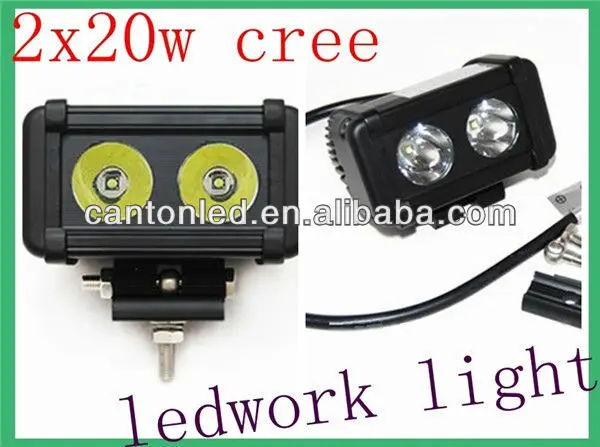20w LED Flood beam Work Light Bar Lamp Off road ATV 4WD