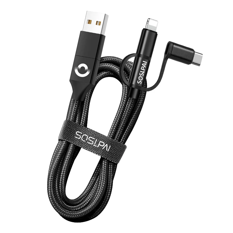 SOSLPAI hot selling multi phone charger cable nylon weave micro usb charger cable for android
SOSLPAI hot selling multi phone charger cable nylon weave micro usb charger cable for android