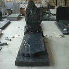 New style granite monument granite tombstone black monument