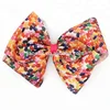 Colorful ribbon jojo bows hair clips with JOJO bows for young girls