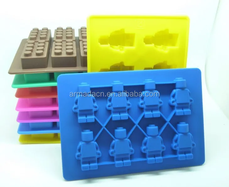 Environmental friendly 8-hole LEGO silicone mini ice tray silicone mold robot mold, Customized color
Environmental friendly 8-hole LEGO silicone mini ice tray silicone mold robot mold, Customized color