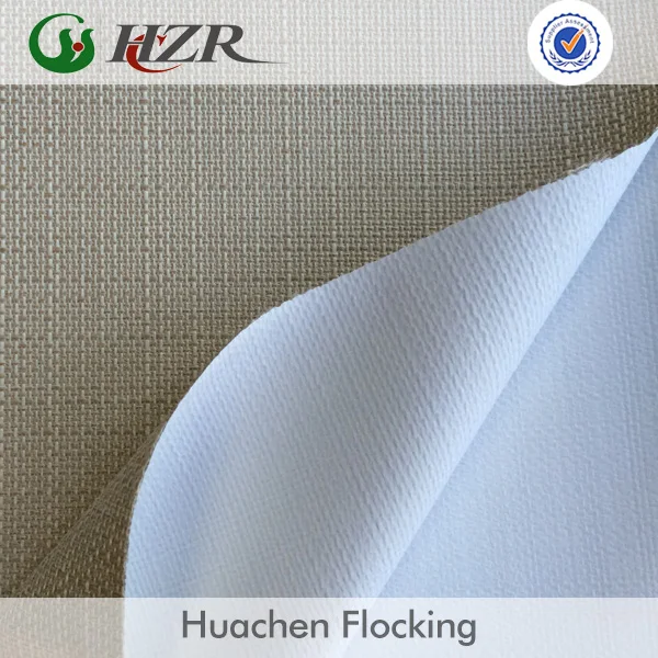 100% Polyester Linen Look 3 Pass Foam Back Coated Fabric for Blackout Curtain