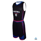 custom design college basketball jersey 100% polyester uniform