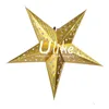 Xmas Day Decoration Hanging Folding Decorations Paper Five-pointed Star/Star Of party decoration