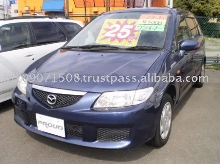 2001 Used car MAZDA PREMACY /Mazda5 G/Compact car/RHD/43000km/Gas/Petrol/Blue