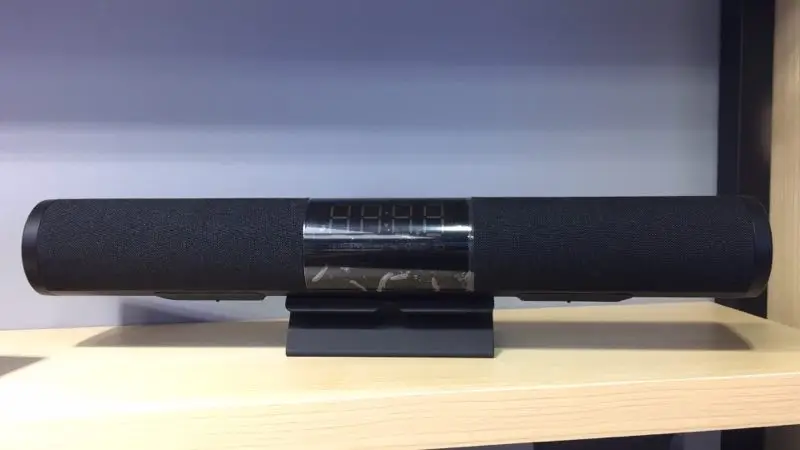 Top Quality Home Theater Stereo Good Sound Fashion Design LED Display Clock Alarm Wireless Bluetooth Home Theater Speaker - ANKUX.COM