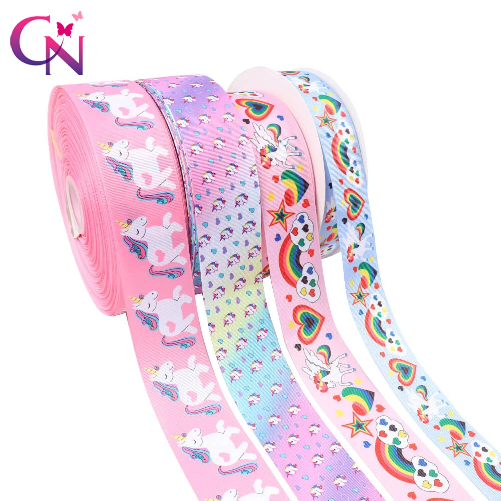 2" (25Yard/roll) Cartoon Ribbon Unicorn Rainbow Horse Printed DIY Hairbow Material Weeding Gift Wrpping Party Decoration
2" (25Yard/roll) Cartoon Ribbon Unicorn Rainbow Horse Printed DIY Hairbow Material Weeding Gift Wrpping Party Decoration