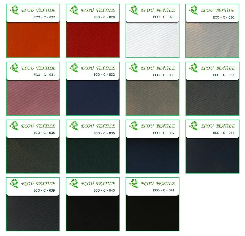 In stock for workwear twill cotton fabrics