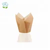 Factory supply high quality colorful paper tulip cup cupcake baking greaseproof paper cups