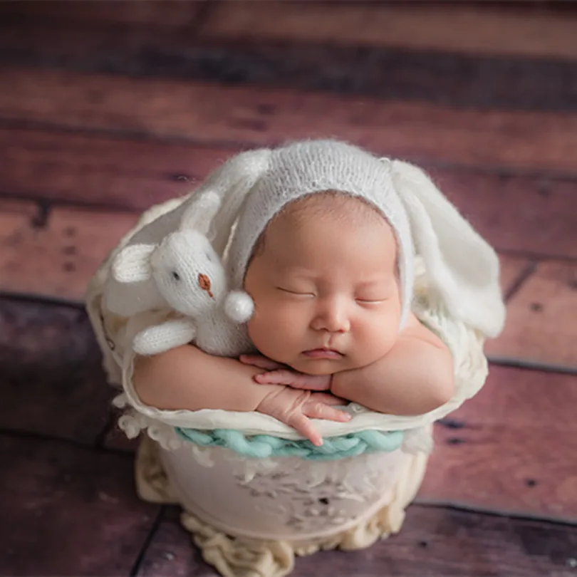 Baby Crochet Hat Stuffed Animal Bonnet Knitted Bunny Hat Rabbit Toy Photography Props
Baby Crochet Hat Stuffed Animal Bonnet Knitted Bunny Hat Rabbit Toy Photography Props