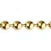 Miss Jewelry Gold Plated Stainless Steel Bead Ball Chain Jewelry Fashion Necklace
