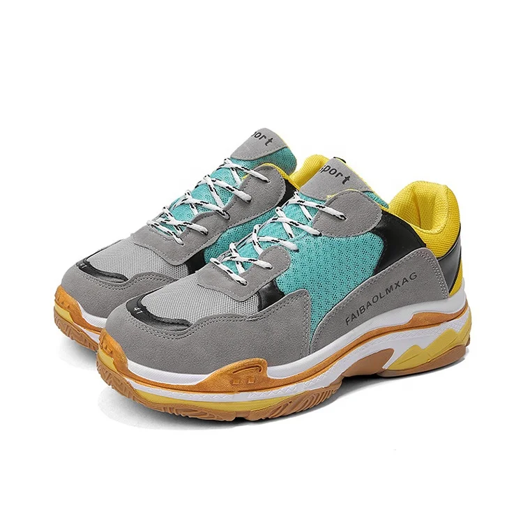 Rubber Sole Durable Outdoor Trainers Sneakers Chunky Shoes For Men, Black or customized
Rubber Sole Durable Outdoor Trainers Sneakers Chunky Shoes For Men, Black or customized