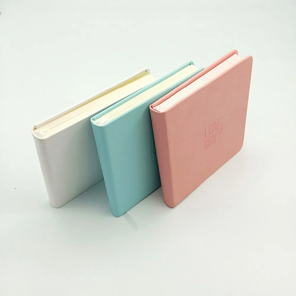 note book set with 3 packs 80 sheets lock diary notebook pu