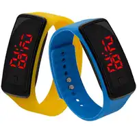 

New led watch bracelet children simple sports electronic second generation fashion silicone student LED watch