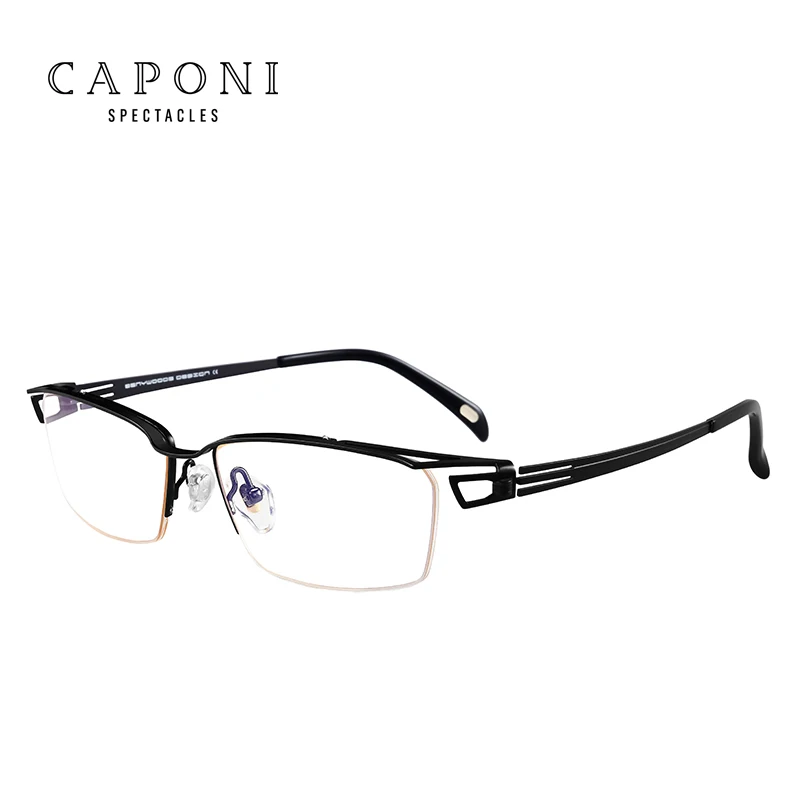 Bertha Men Pure Titanium Frame Business Glasses Fashion Half Frame Optical Eyeglasses Frame15003, Gun/black/blue/gold
Bertha Men Pure Titanium Frame Business Glasses Fashion Half Frame Optical Eyeglasses Frame15003, Gun/black/blue/gold