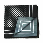 Packaging Customization Silk Handkerchief Factory 2018 NEW LATEST Customise Handkerchief Dot Pocket Square High Quality Handchief Silk DPS5713