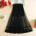 Wholesale women's chiffon skirt tulle long skirt