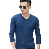 Fashion Hot Sale Solid Color 100% Cotton Long Sleeve V Neck tshirt Men for Wholesale Mens Clothing
Fashion Hot Sale Solid Color 100% Cotton Long Sleeve V Neck tshirt Men for Wholesale Mens Clothing