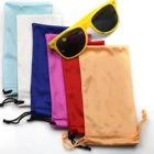 Customized fashion microfiber sunglass bag
