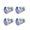 Momentary micro push button switch, 19mm led metal pushbutton switch, 1234 light push button switch