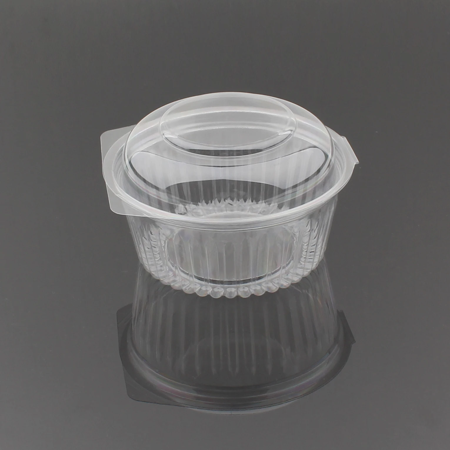 New food grade PET 48oz salad container disposable take away plastic box food container for sale