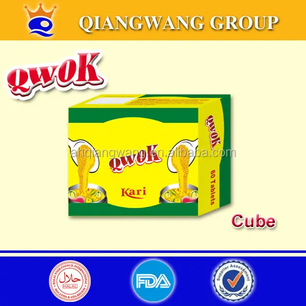 QWOK -Super Quality 10g seasoning bouillon cube chicken cube spices cube