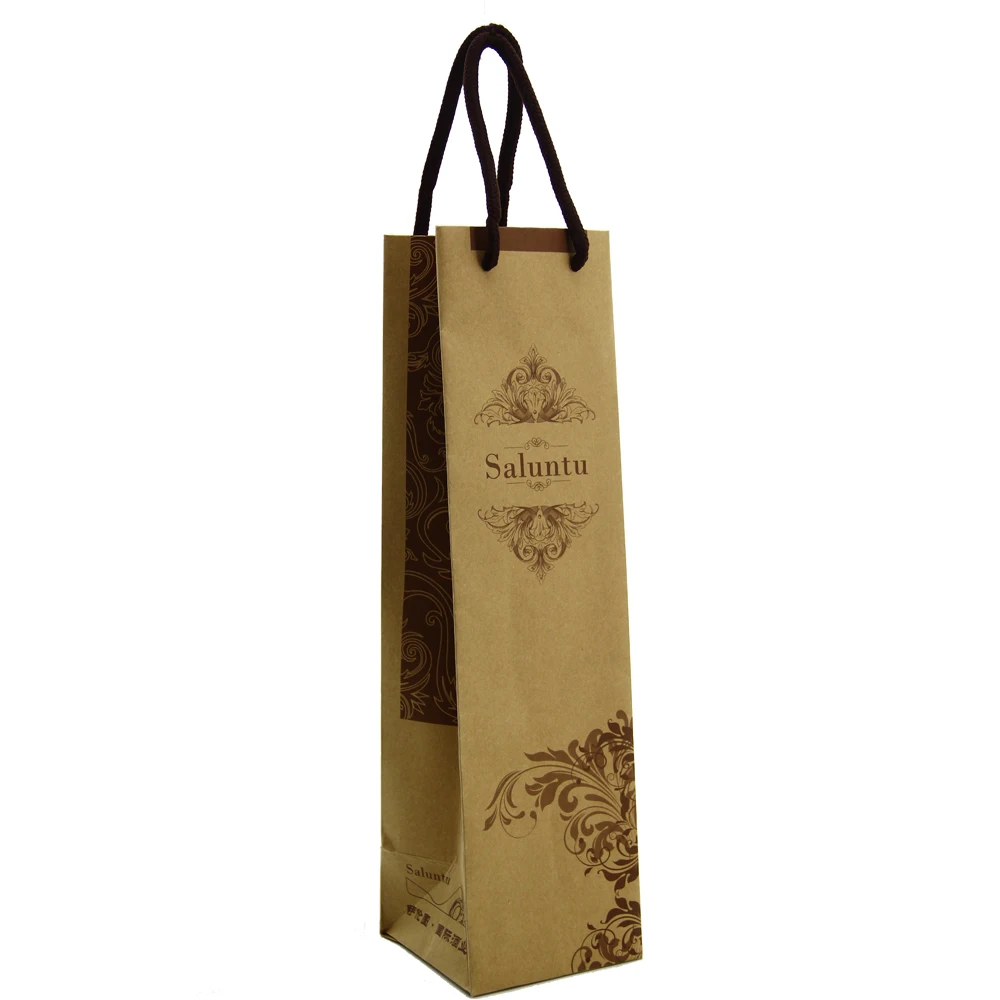 mini/small cheap brown kraft paper bag shopping gift bags with
