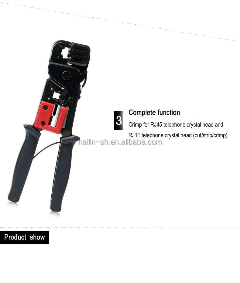 Cao Performe Đường Dây Điện Thoại Mạng Tinh Thể Đầu Crimper HT-86 Modular Cắm Cat6 Cáp Cầm Tay Uốn Tóc Bồng Công Cụ