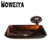China Sanitary Ware Picture Of Curved Pattern Glass Fiberglass Sink
