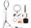 Camera Photo Studio Phone Video 55W 240PCS LED Ring Light 5500K Photography Dimmable Makeup Ring Lamp With 200CM Tripod