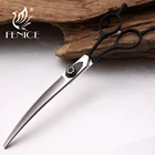 Professional Dog Grooming Scissors right hand left hand Black Curved pet dog scissors