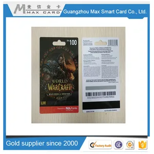 factory direct sale plastic barcode gift card cheap price