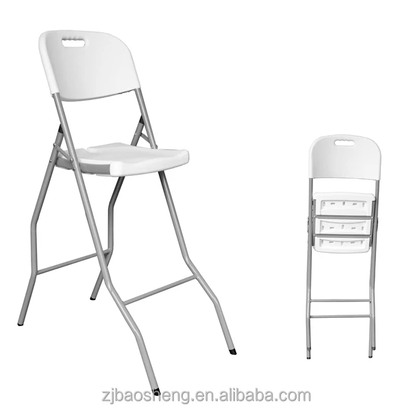 cheap adjustable durable white plastic folding chair(blow mould, HDPE, outdoor,banquet,camping)